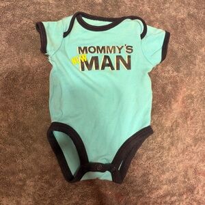 Baby Onesie with Black Trim